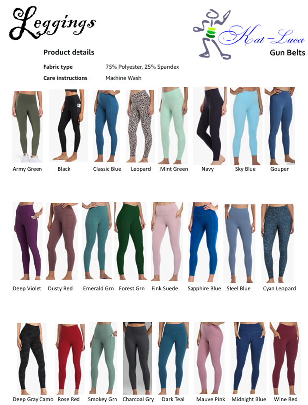 Legging Holsters - ADDITIONAL
